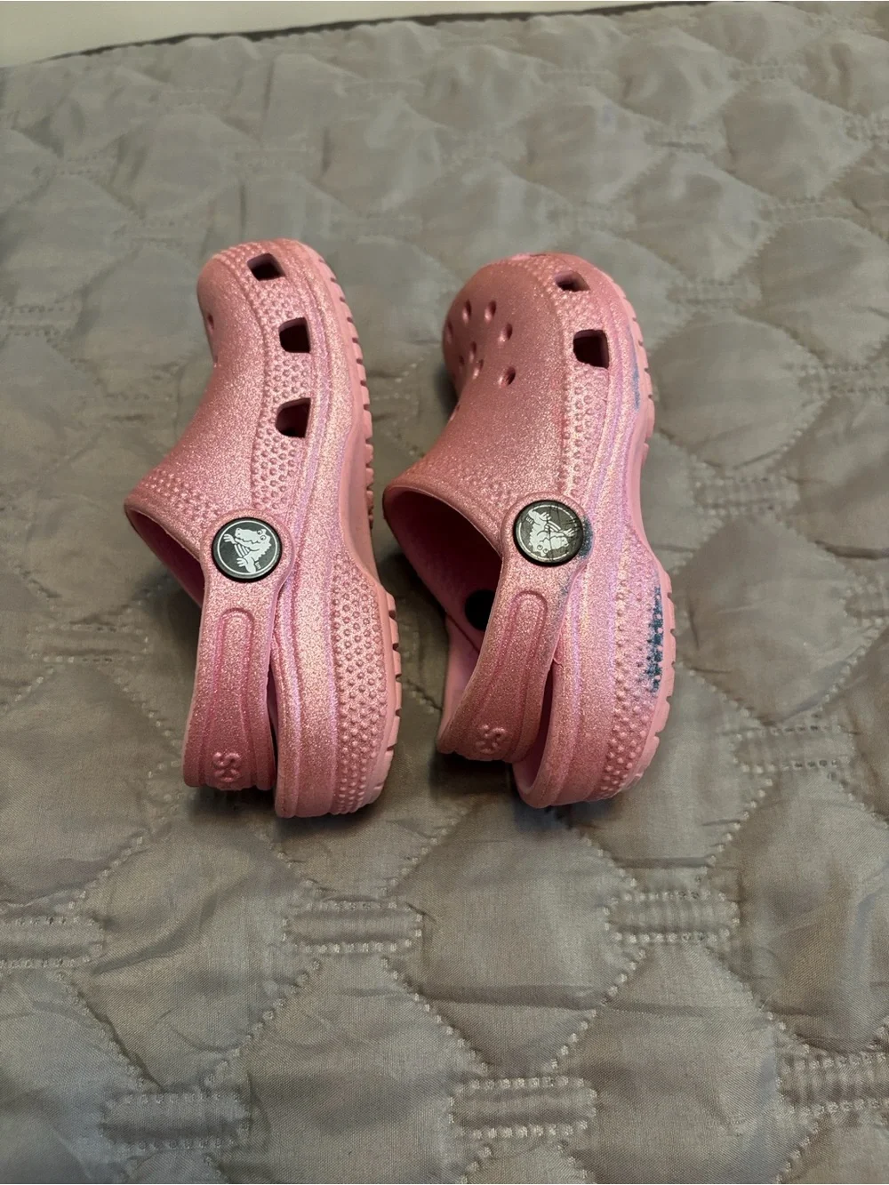 CROCS Kids Pink Glitter & Unicorn Clogs